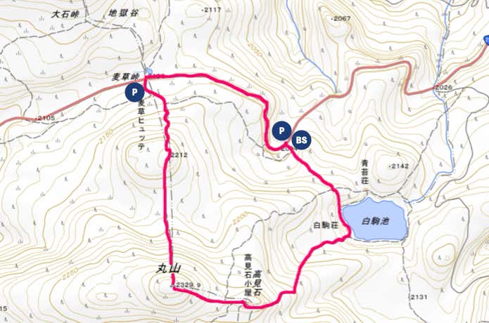 白駒池MAP