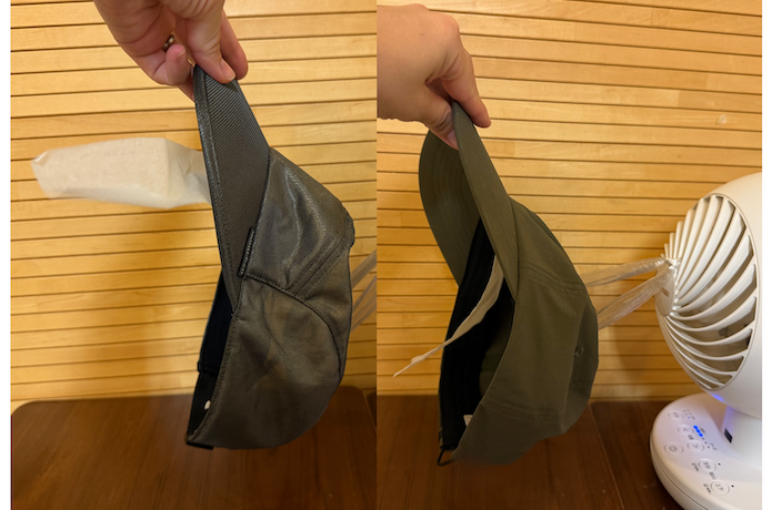 通気性の実験