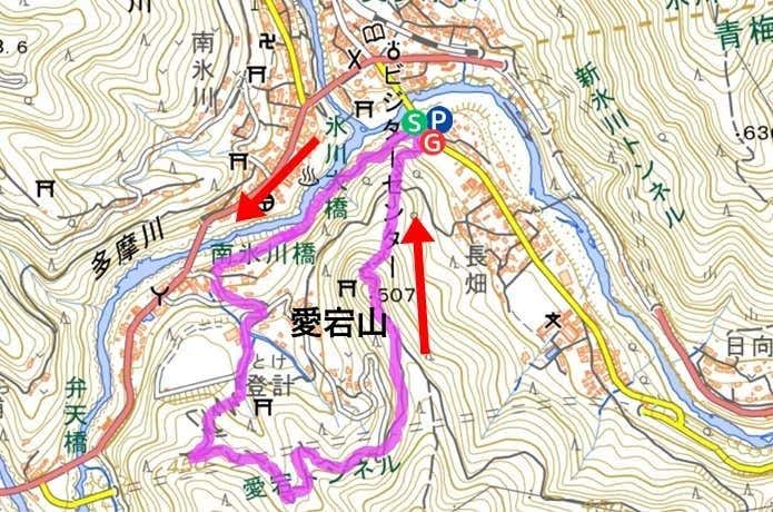 愛宕山周回コース