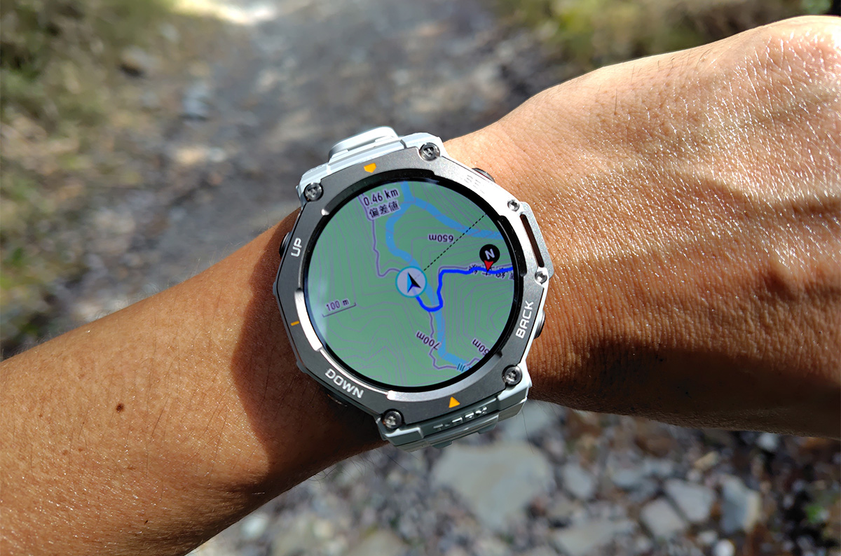 GPSナビウォッチ AI GREEN ON最終値下げ スマートウォッチ2025最新型 ChatGPT搭載 内蔵GPS 2種バンド付き