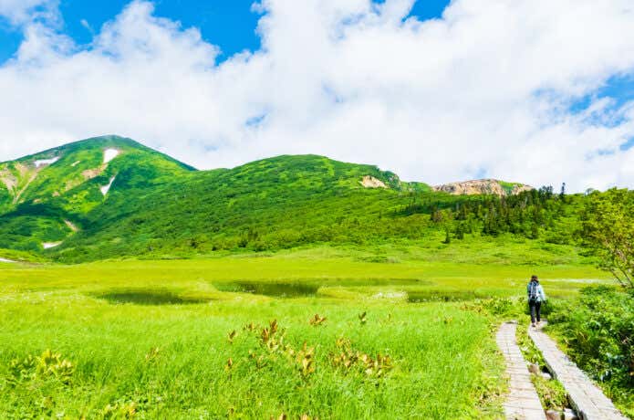 登山　景色