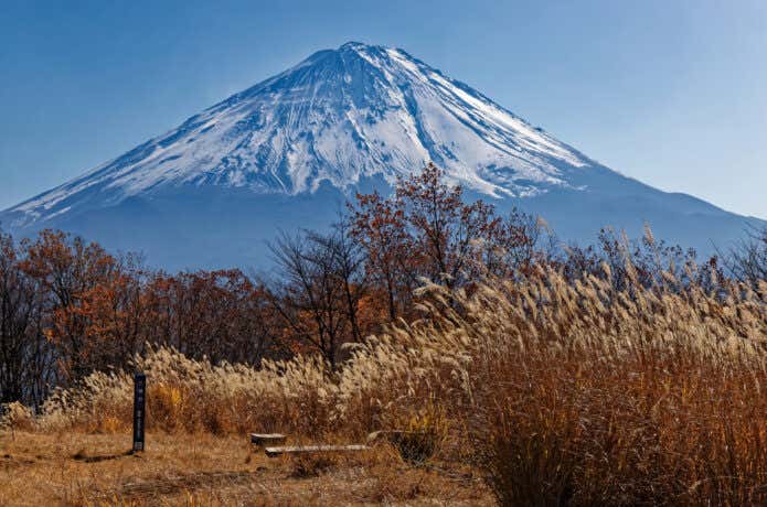 三湖台の富士山
