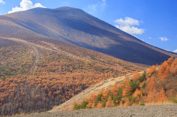 小浅間山からの秋の景色