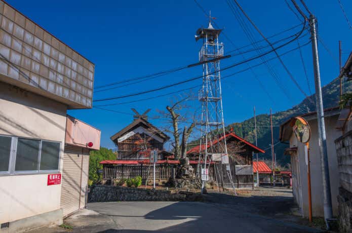 十石地区の町並