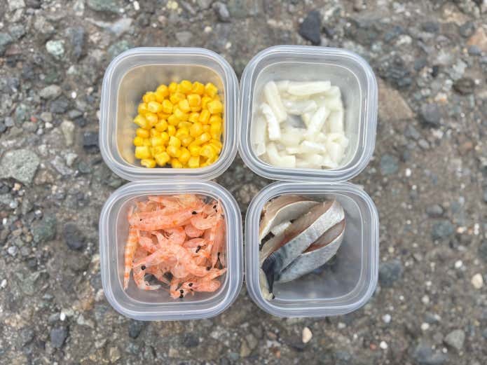 エサの持ち運びに！