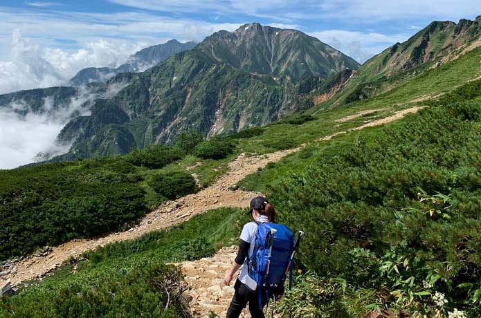 柔軟な足首は快適な登山に重要