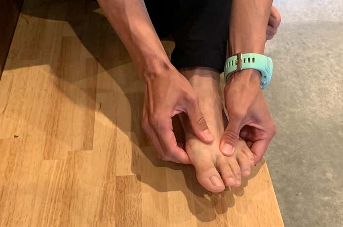 足底のストレッチ2