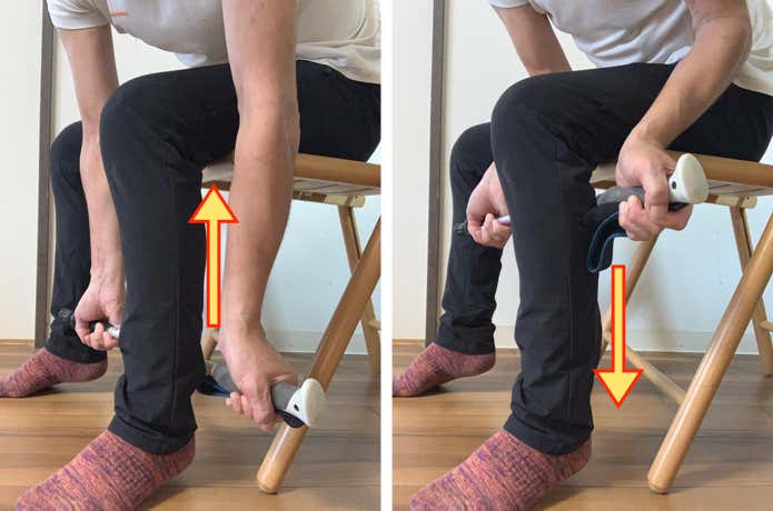 ふくらはぎのマッサージ