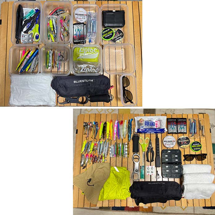 釣り　釣具BOXを自由自在に整理整頓！