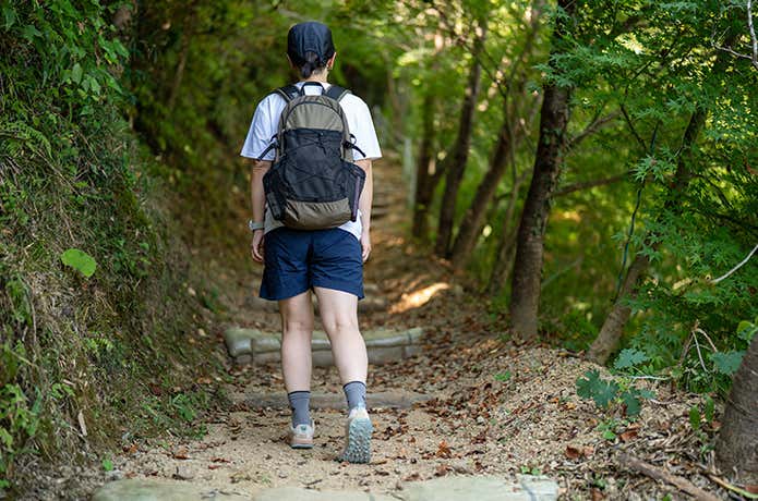 drymax 靴下で登山イメージ