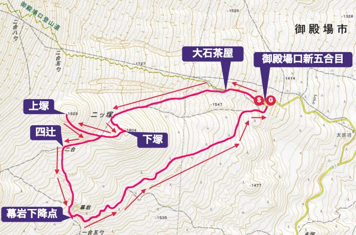 二つ塚MAP
