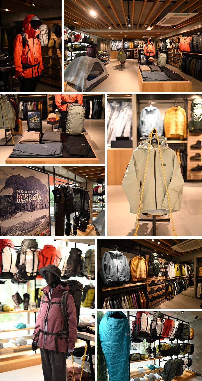 MOUNTAIN HARDWEAR HARAJUKU店内