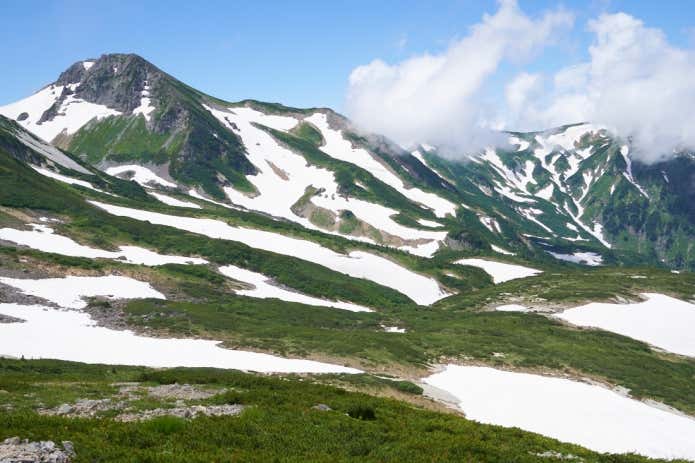 北アルプス 朝日岳 雪倉岳