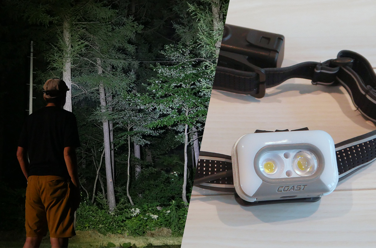音声操作ができるヘッドランプ「COAST / RL35R」