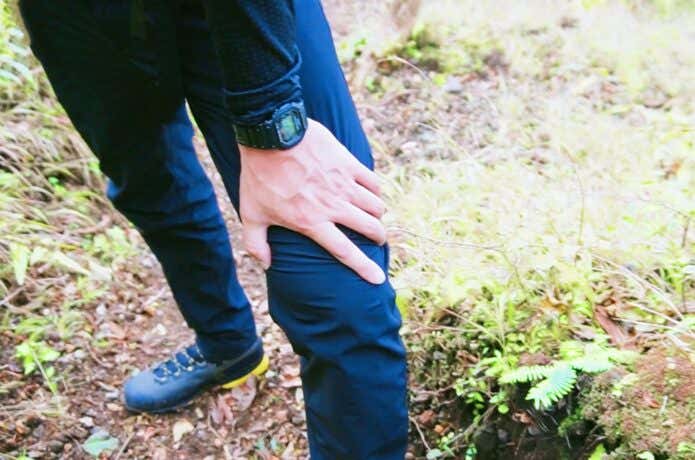登山時の膝痛