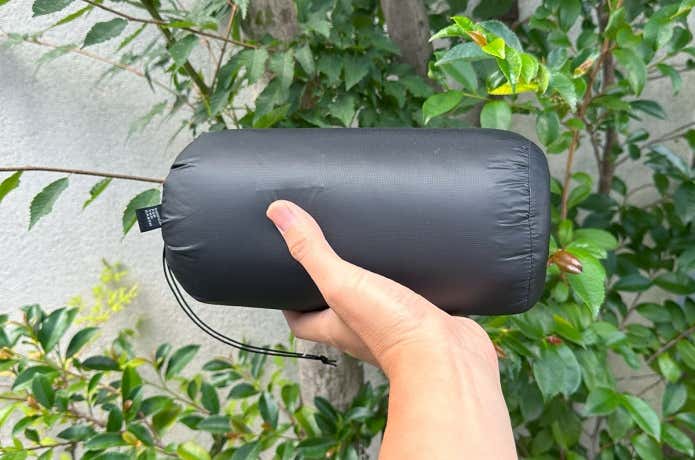 STATIC - Adrift Ti Sleeping Bag　収納サイズ