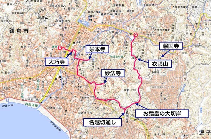 鎌倉・逗子MAP