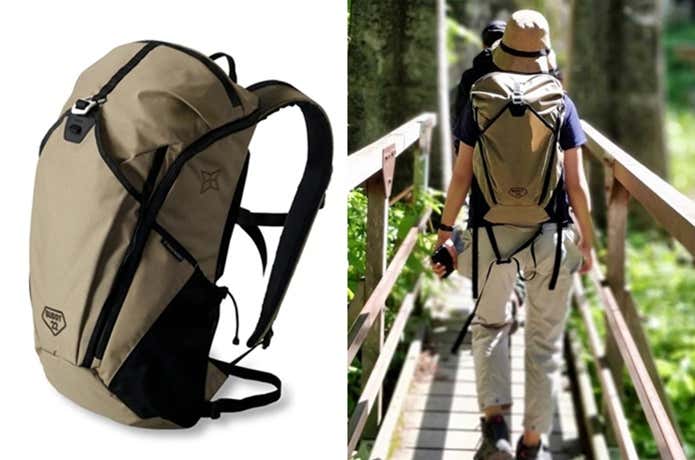 パーゴワークス|BUDDY 22
ザック本体と背負っている場面