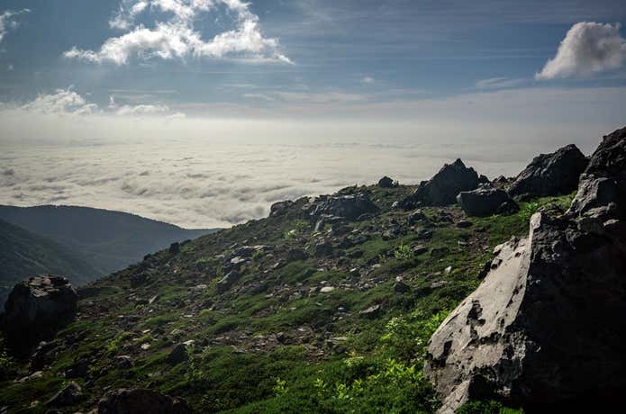 雲海の那須岳