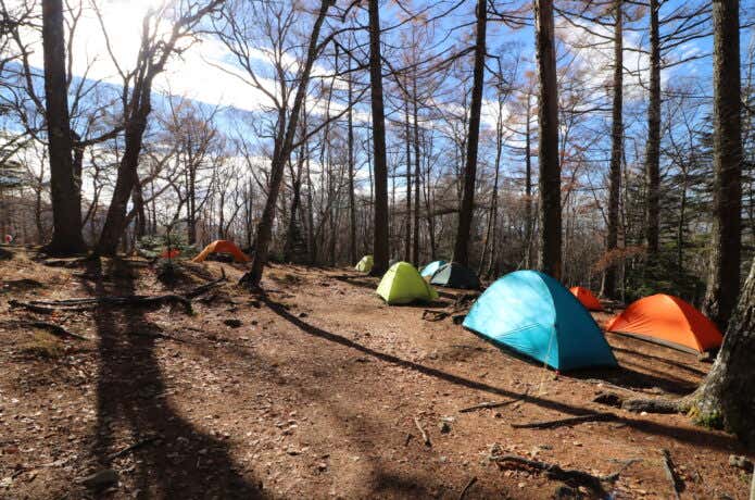 富士見平小屋テント場