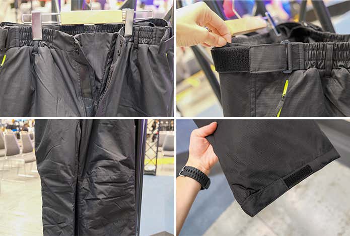 X Shelter 断熱αイージスプレミアム防水防寒スーツ
パンツのディテール