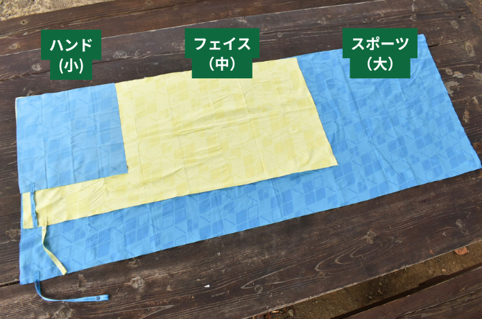 マイクロタオル サイズ