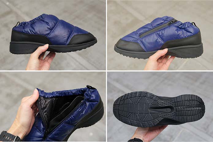 【2,900円】防寒パフィーシューズ ディテール
