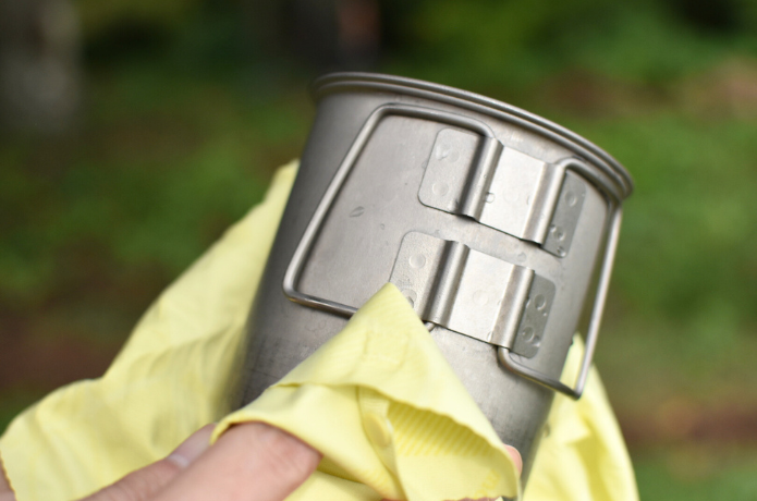 マイクロタオル コッヘル拭き