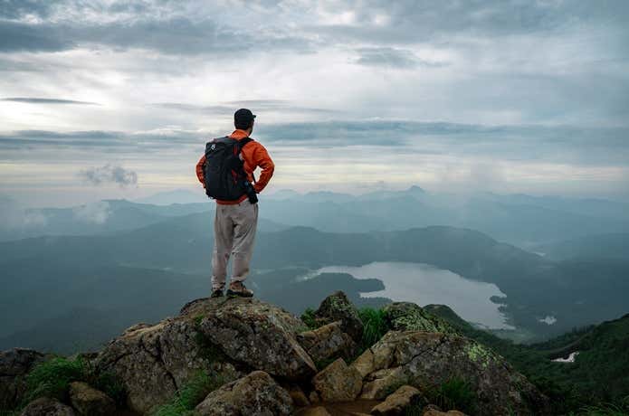 燧ヶ岳山頂にて