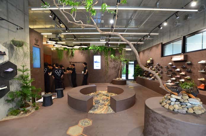 VIVOBAREFOOT TOKYO移転後の店内