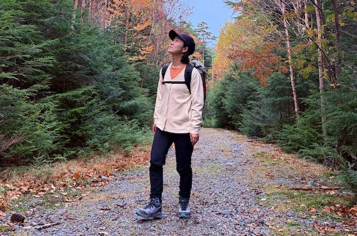 高低差がなく、あまり汗をかかないゆるいハイキングにちょうどいい