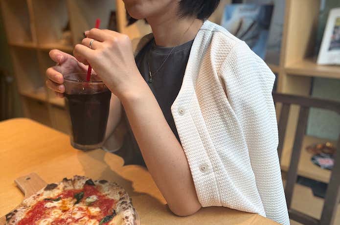 山帰りにおしゃれなカフェによっても違和感なし