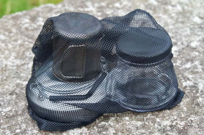 巾着に入れたギア