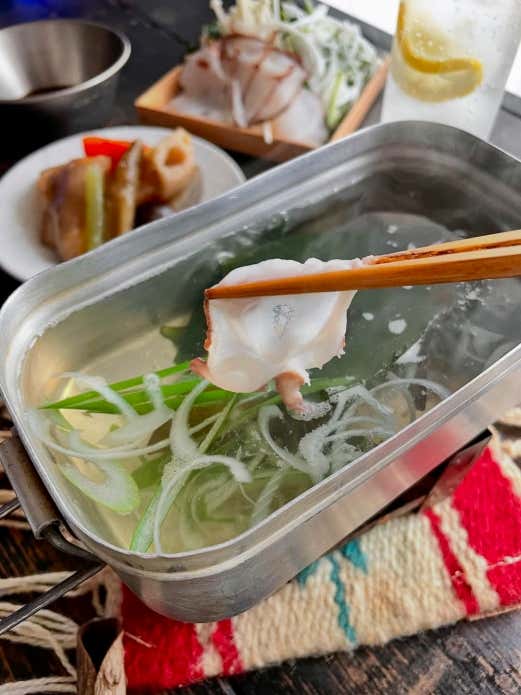 メシティンでたこしゃぶ