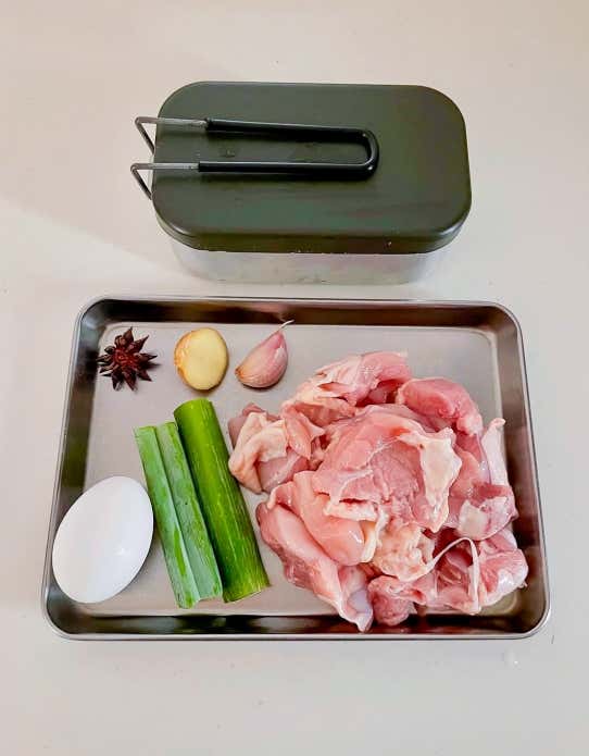 鶏肉の角煮風 材料