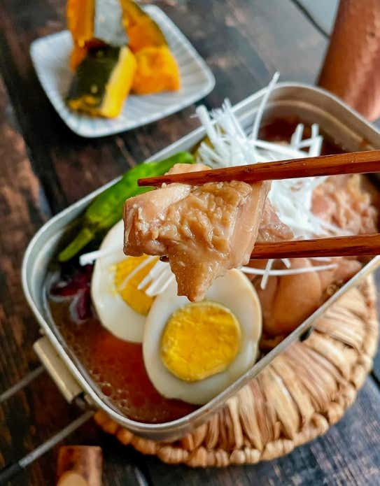 鶏肉の角煮風 完成