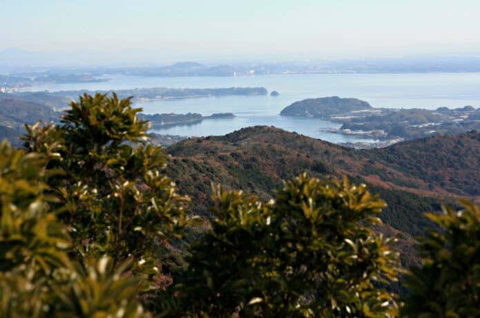 湖西アルプスから見た浜名湖