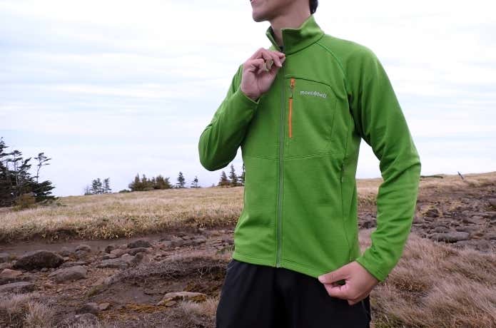 モンベルのクリマグリッドジャケット