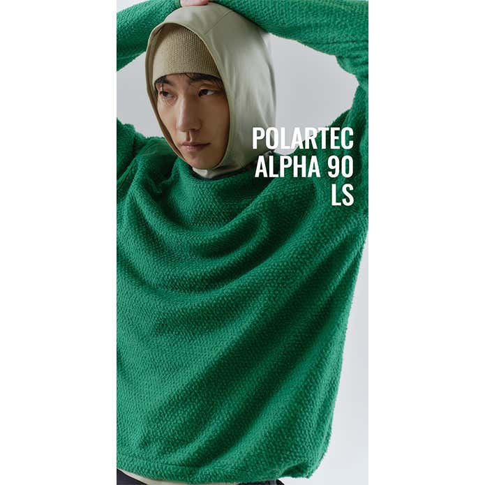 ラウンドネックロングTシャツ「POLARTEC ALPHA90 Long Shirts」