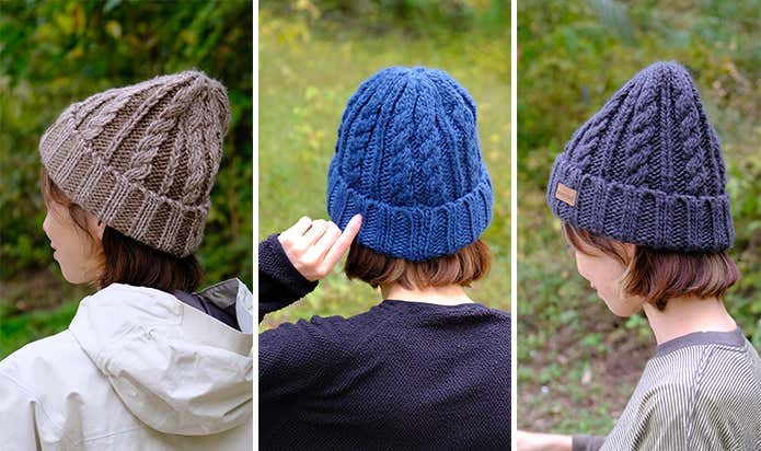 モンベル ローゲージ ニットキャップ #3 着用イメージ