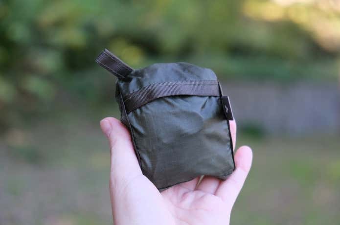 モンベル　U.L.MONO ポーチ S　内側の収納ポケット