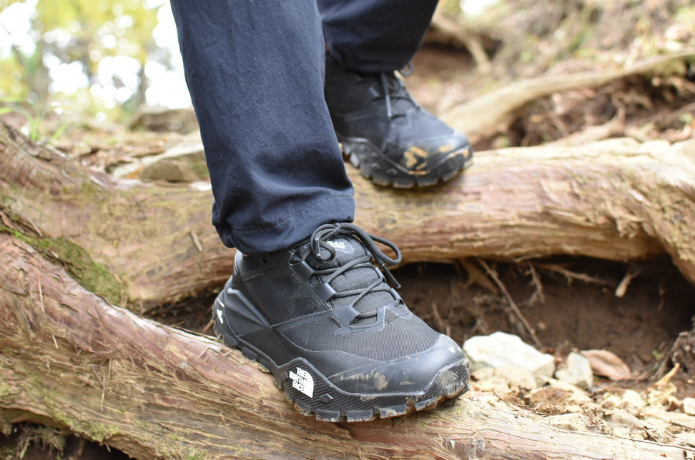 ザ・ノース・フェイス「オフトレイルハイク ゴアテックス」のグリップ性能