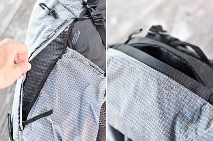 QUECHUA バックパック MH500 22L　ポケット