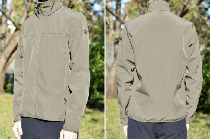 デカトロン FORCLAZ ソフトシェル ジャケット MT100 WINDWARM