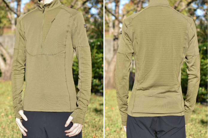 デカトロン 長袖メリノTシャツ Trek 900