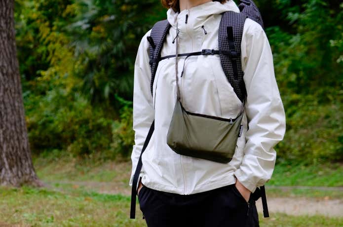 モンベル　U.L.MONO ポーチ S　斜め掛け