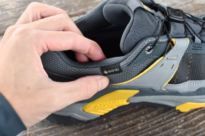 サロモン「X ウルトラ 5 ゴアテックス」の足首周りのフィット感