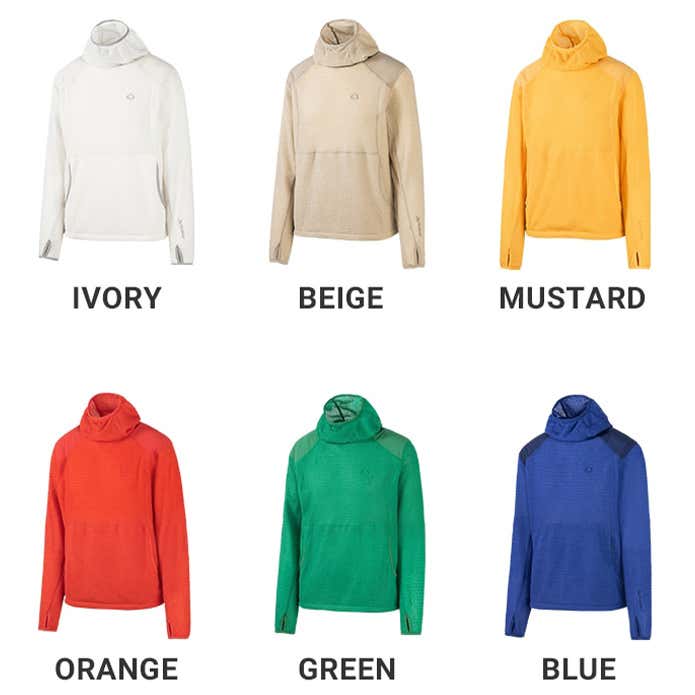 バラクラバフード アノラック型「POLARTEC ALPHA90 Hoodie T」