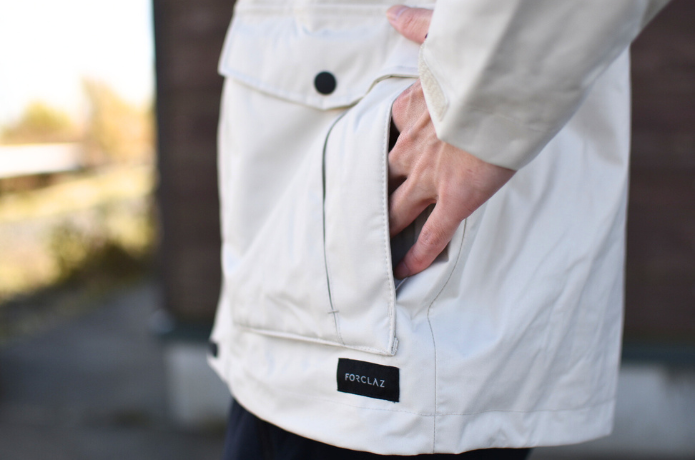 FORCLAZ ダウンジャケット 3WAY TRAVEL 500 メンズ ポケット