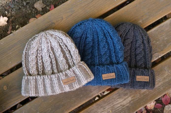 モンベル ローゲージ ニットキャップ #3 3色